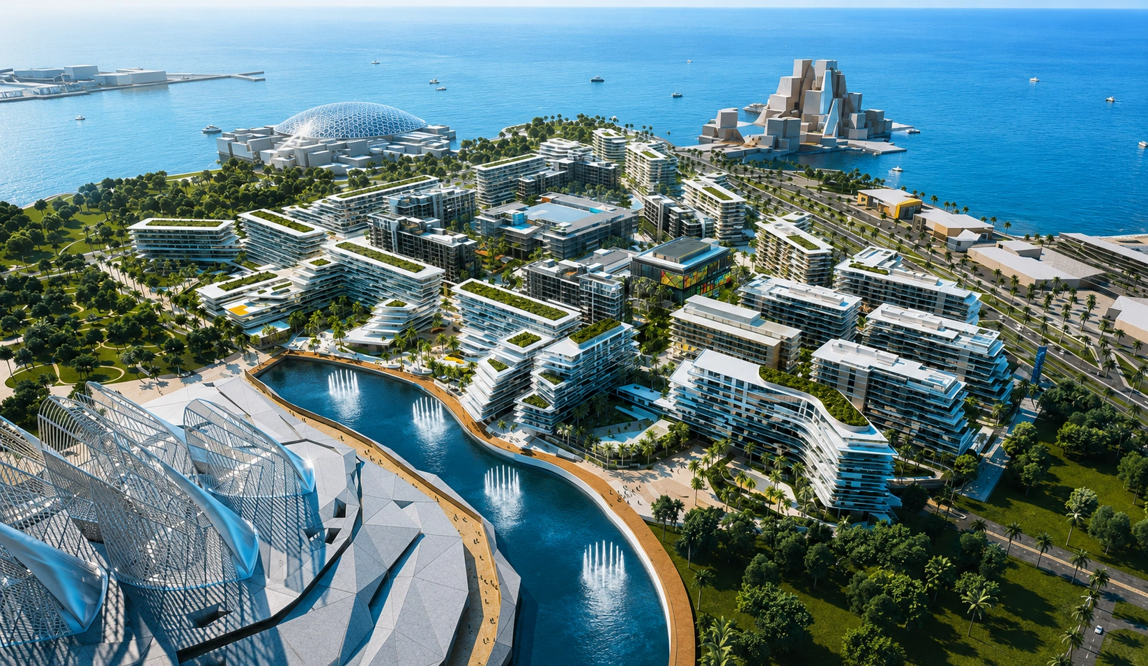 Saadiyat Marina District External View