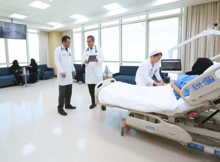 Healthcare facilities inside JVC